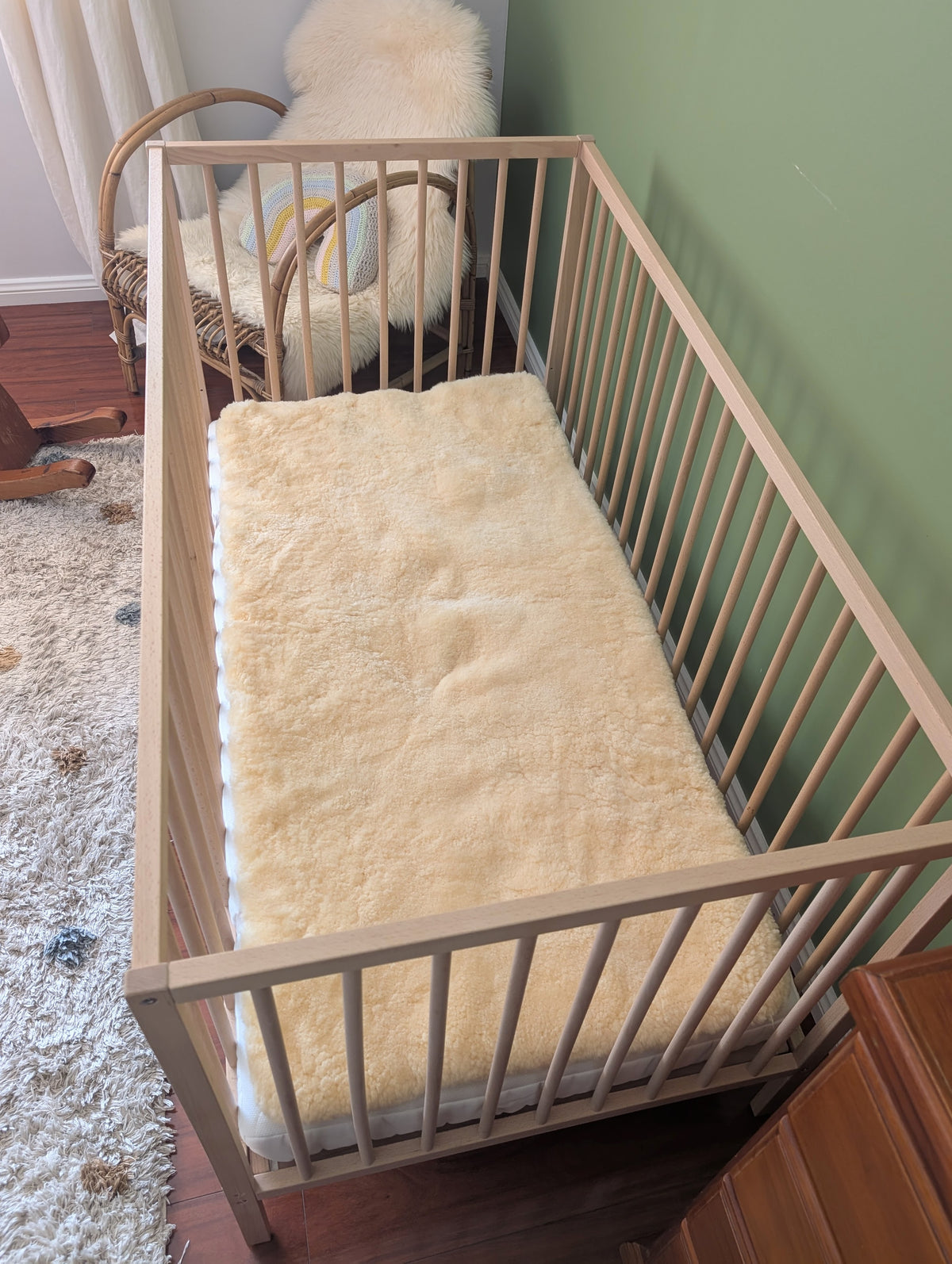 Sheepskin Cot Liner – Aussie Uggs
