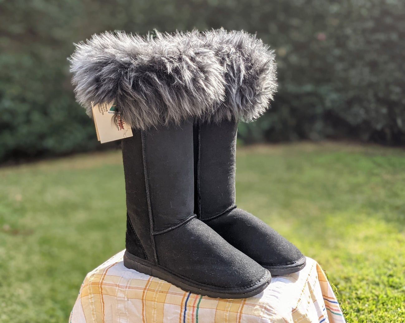 Aussie Uggs Black, long boots